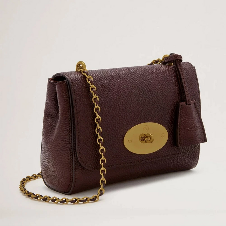 Mulberry Lily Oxblood Small Classic Grain – productafbeelding 2