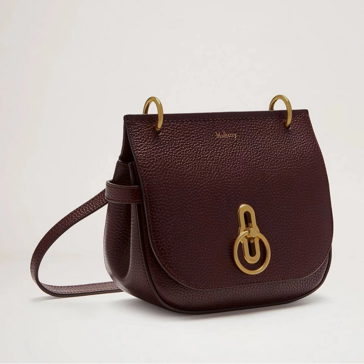 Mulberry Small Amberley Satchel Oxblood Small Classic Grain – productafbeelding 2