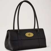 Mulberry East West Bayswater Zwart soepel glad leer 