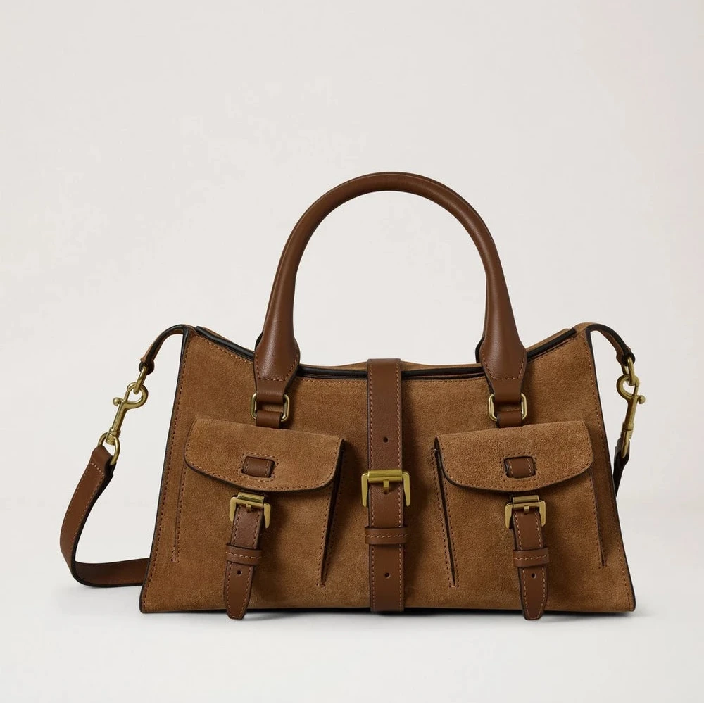Mulberry Small Roxanne Vintage Oak Suede – productafbeelding 5