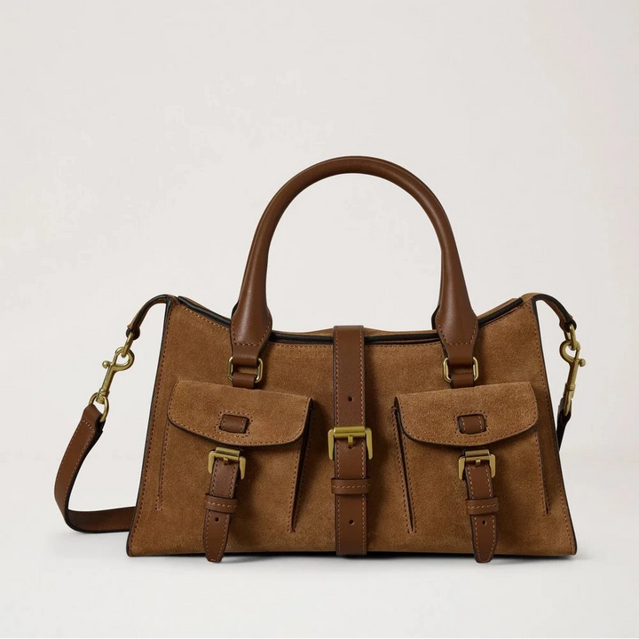Mulberry Small Roxanne Vintage Oak Suede – productafbeelding 5