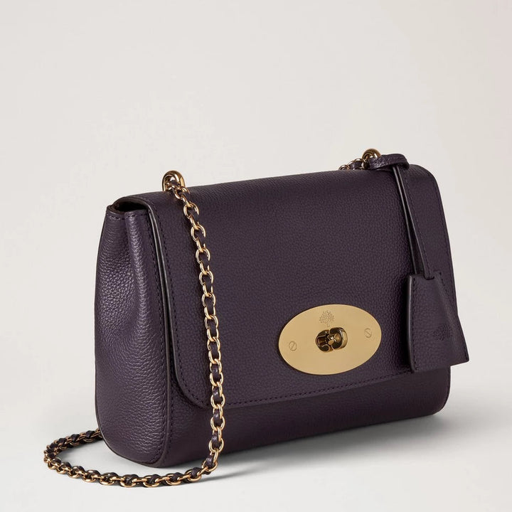 Mulberry Lily Kleine klassieke korrel diepe aubergine