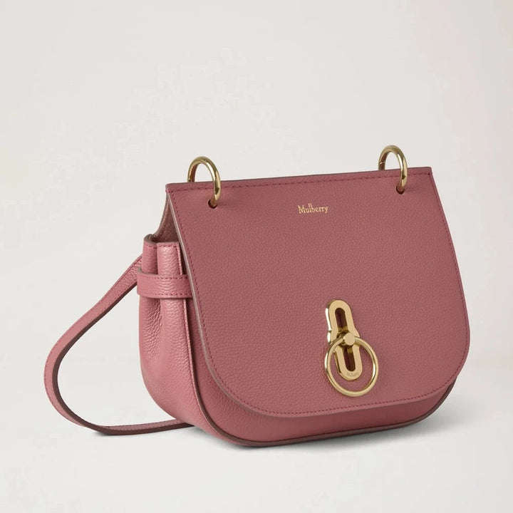 Mulberry Kleine Amberley Satchel Kleine Classic Grain Pink Scrumpy 