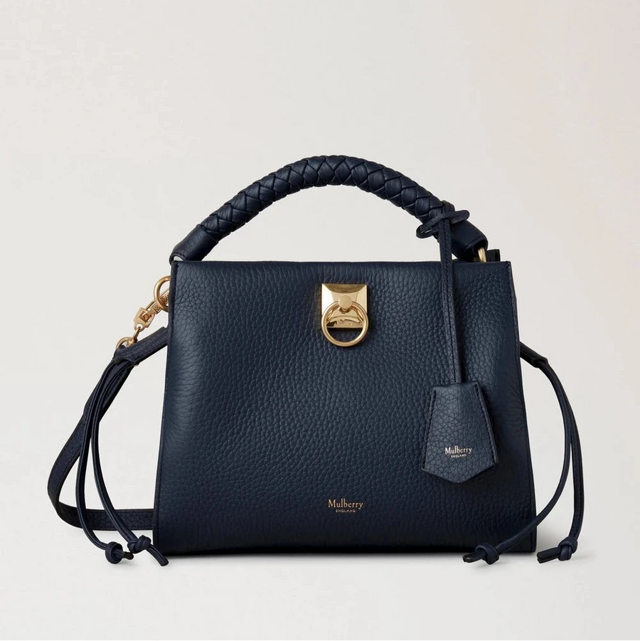 Mulberry Small Iris Night Sky Heavy Grain &amp; Silky Calf