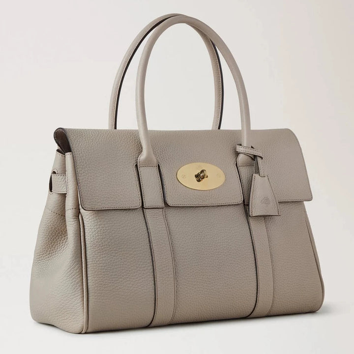 Mulberry Bayswater Cashmere Taupe Heavy Grain 