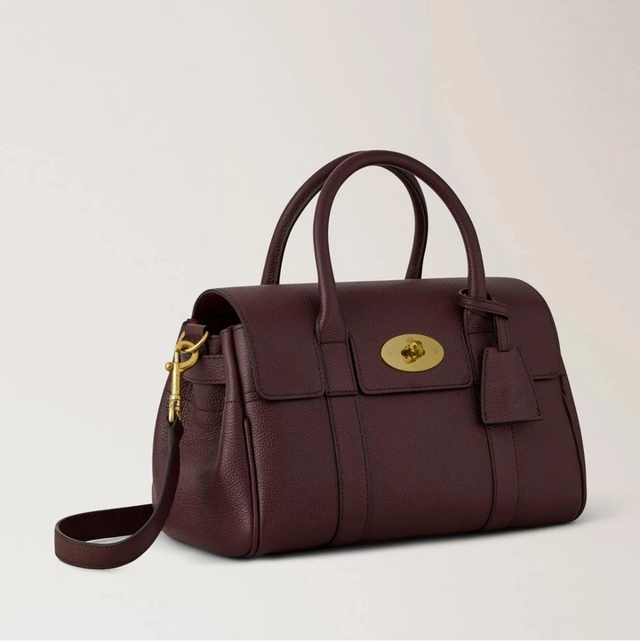 Mulberry Small Bayswater Satchel Oxblood Small Classic Grain – productafbeelding 2