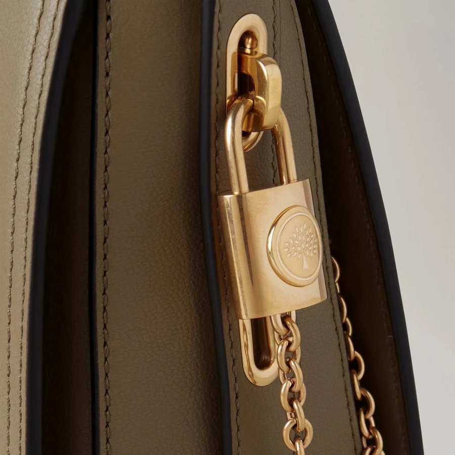 Mulberry Billie Linen Green Micro Classic Grain