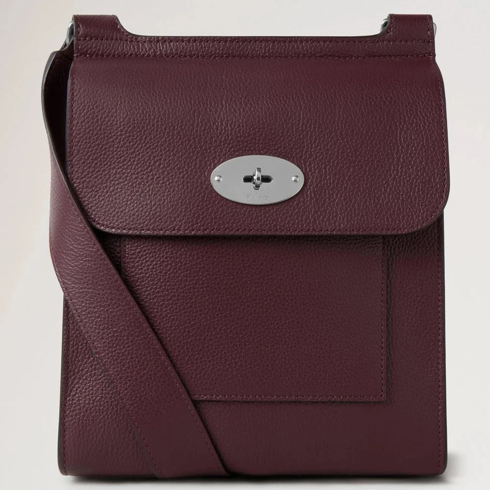 Mulberry Antony N Zwarte kers Small Classic Grain 