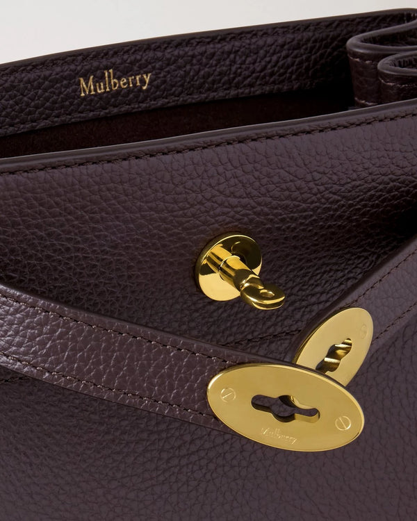 Mulberry Islington Bucket Small Classic Grain Ebony