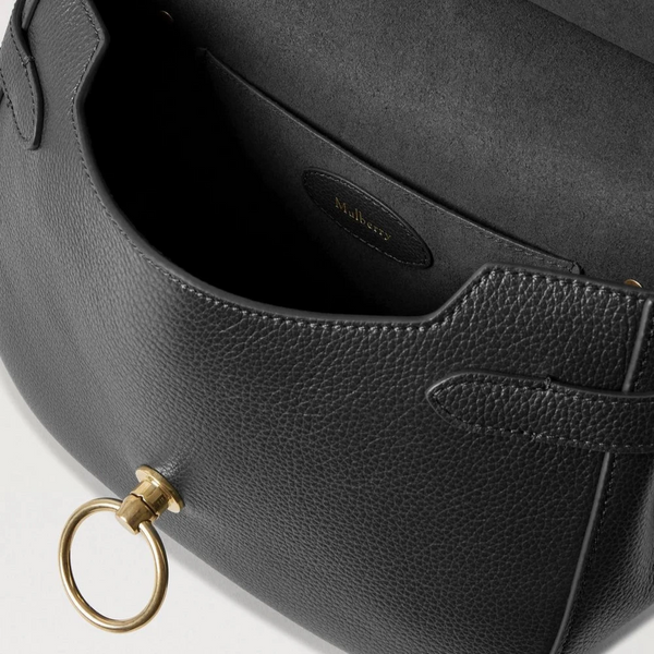 Mulberry Amberley Satchel Small Classic Grain Black