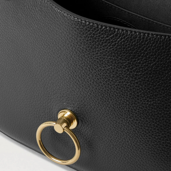Mulberry Amberley Satchel Small Classic Grain Black