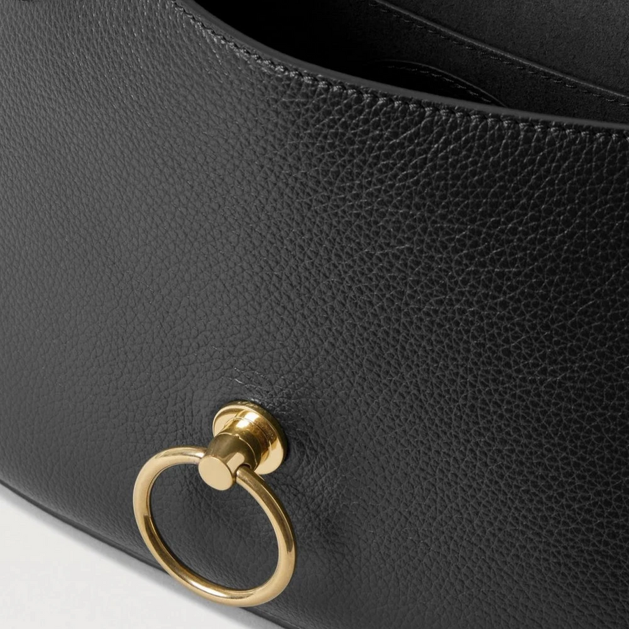 Mulberry Amberley Satchel Small Classic Grain Black