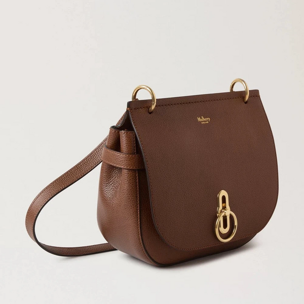 Mulberry Amberley Satchel Small Classic Grain Two Toned Oak