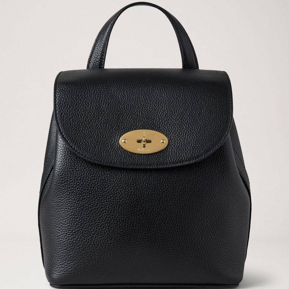 Mulberry Mini Bayswater Backpack Small Classic Grain Black