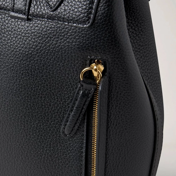 Mulberry Mini Bayswater Backpack Small Classic Grain Black