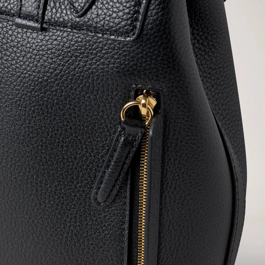 Mulberry Mini Bayswater Backpack Small Classic Grain Black