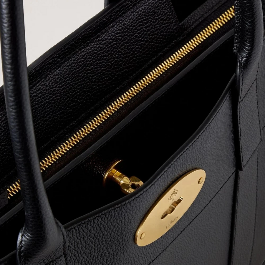 Mulberry Bayswater 9 To 5 Small Classic Grain Black