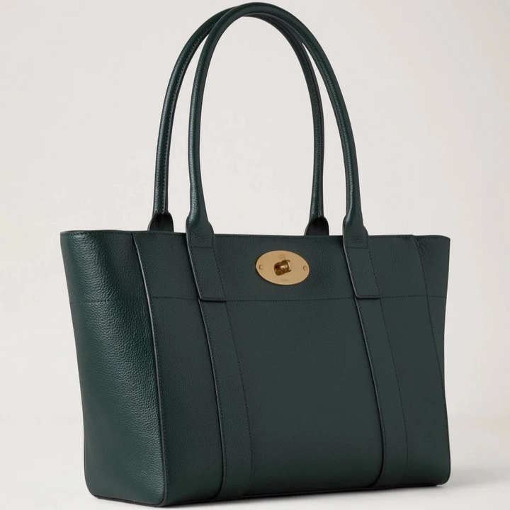 Mulberry Bayswater 9 To 5 Small Classic Grain Mulberry Green