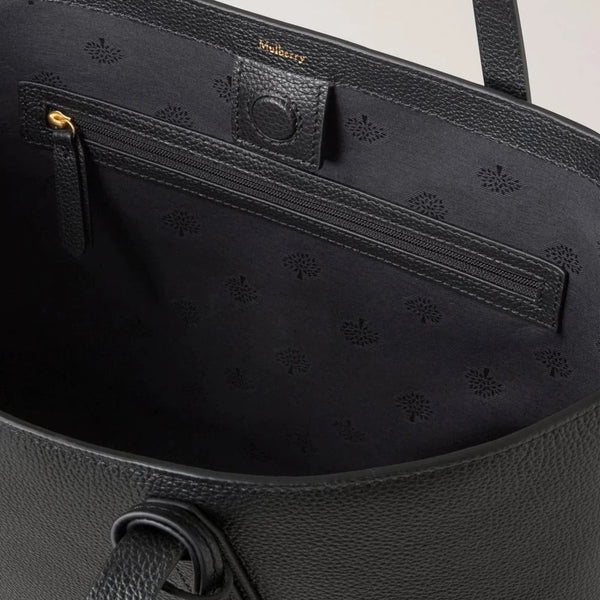 Mulberry Shopper Black Small Classic Grain