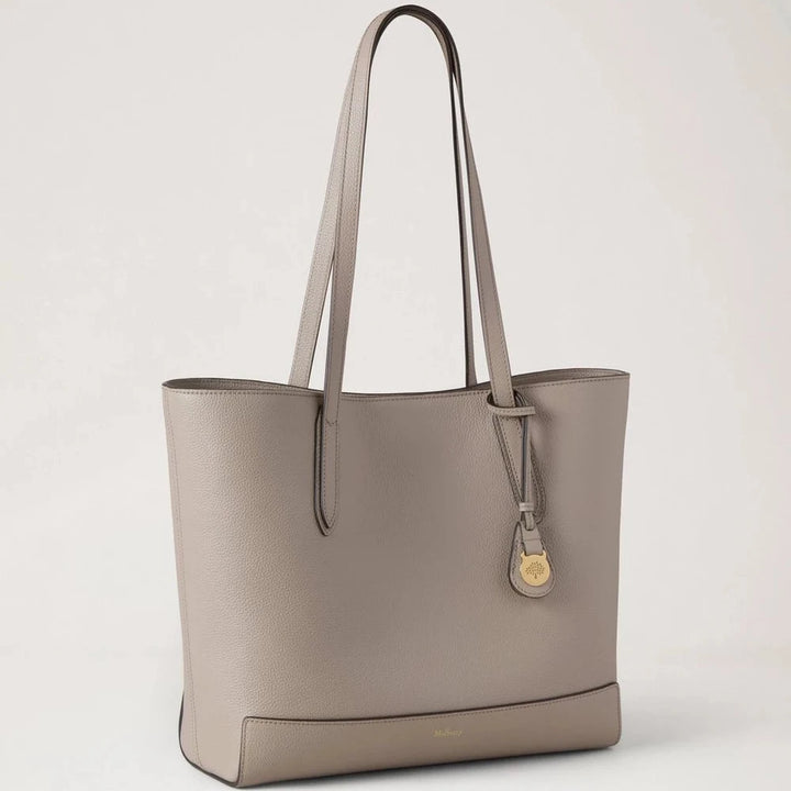 Mulberry Shopper Cashmere Taupe Small Classic Grain