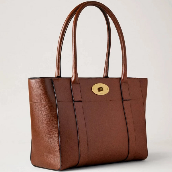 Mulberry Bayswater 9 To 5 Small Classic Grain Two Tone Oak