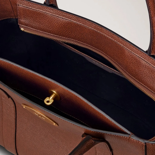 Mulberry Bayswater 9 To 5 Small Classic Grain Two Tone Oak