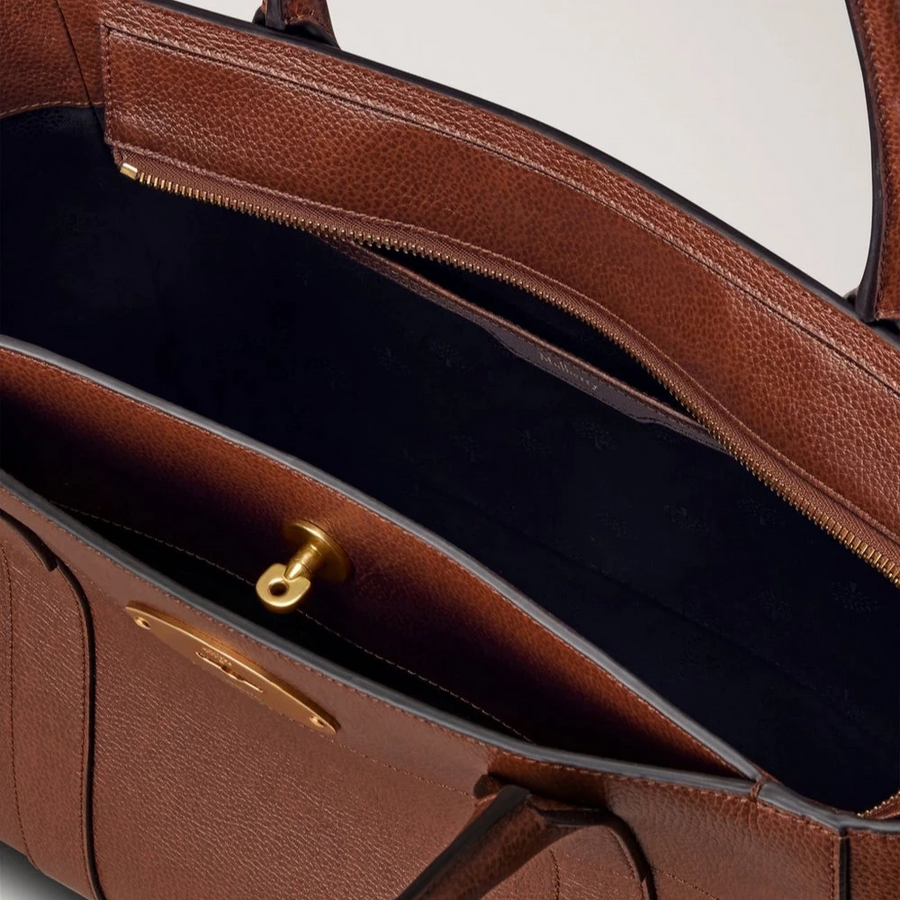 Mulberry Bayswater 9 To 5 Small Classic Grain Two Tone Oak
