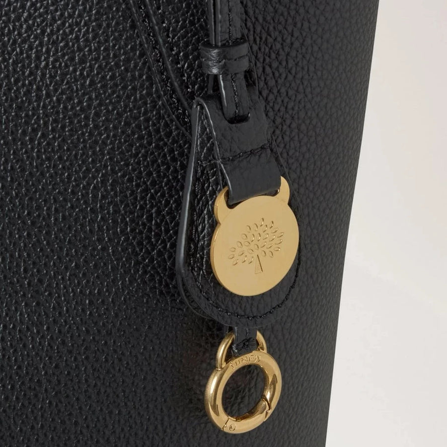 Mulberry A4 North South Shopper Small Classic Grain Black