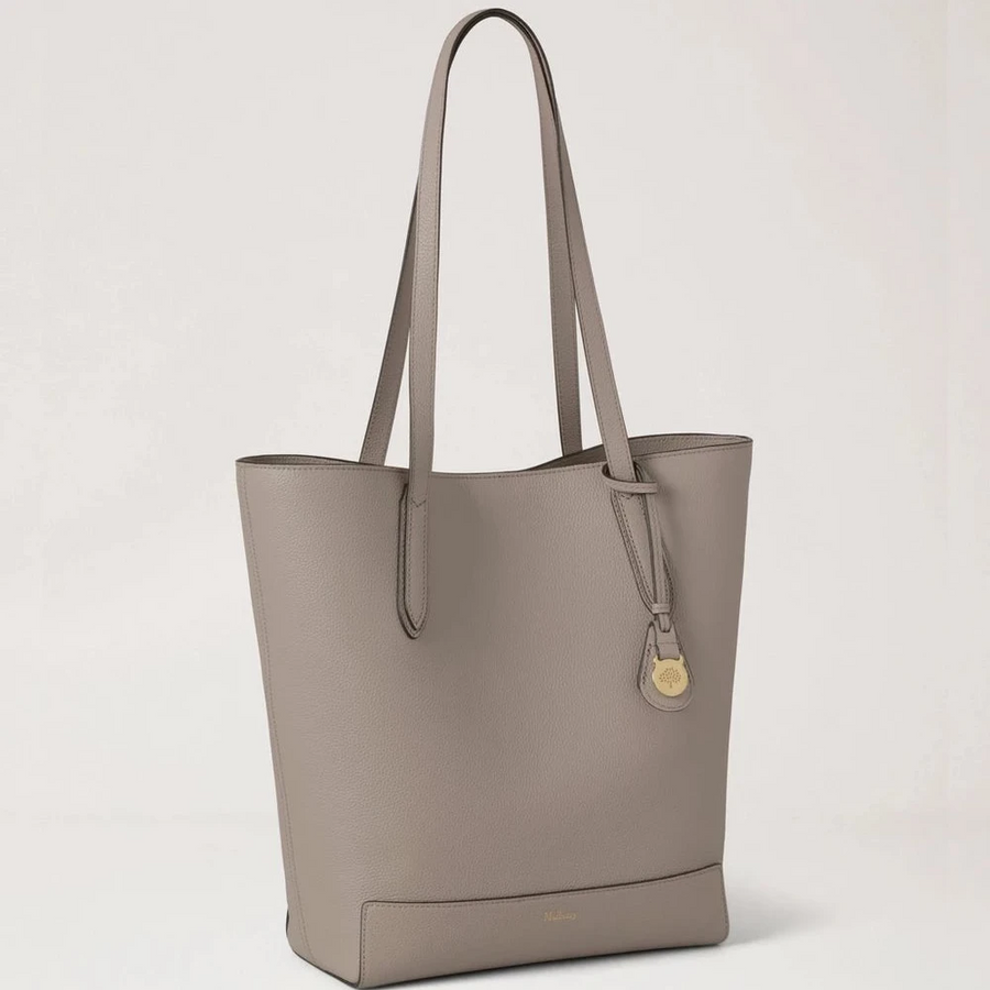 Mulberry A4 North South Shopper Small Classic Grain Cashmere Taupe