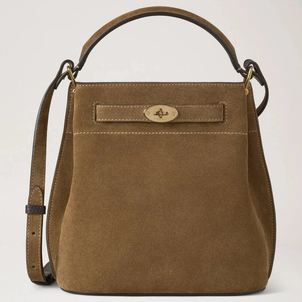 Mulberry Islington Bucket Salcombe Sand Suede