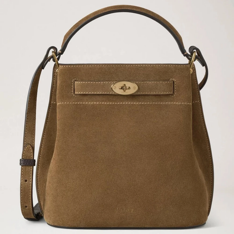 Mulberry Islington Bucket Salcombe Sand Suede