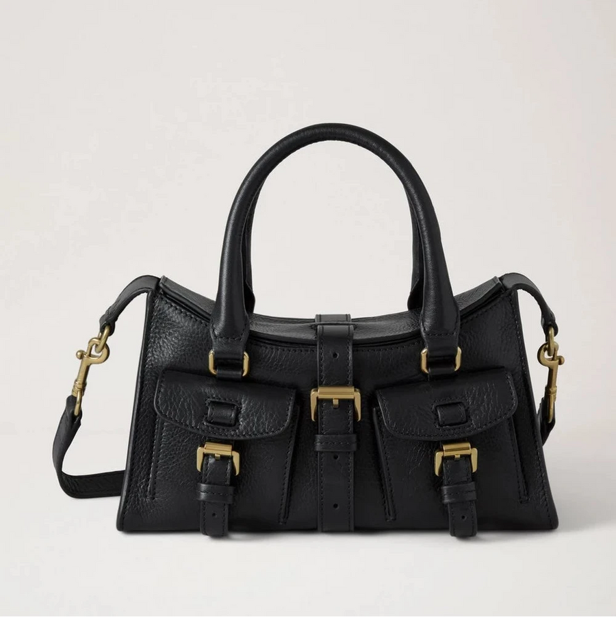 Mulberry Mini Roxanne High Shine Leather Black