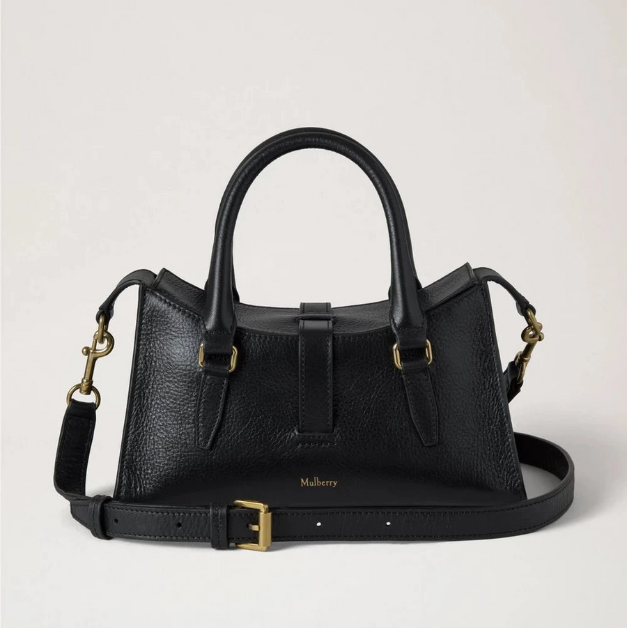 Mulberry Mini Roxanne High Shine Leather Black