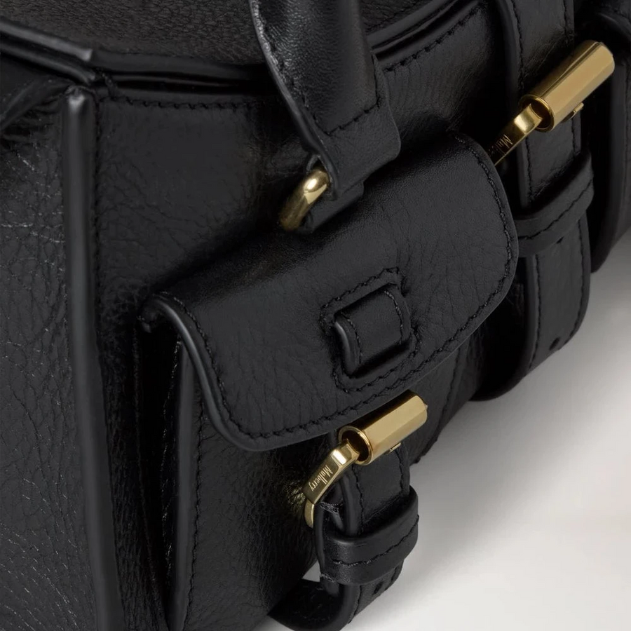 Mulberry Mini Roxanne High Shine Leather Black