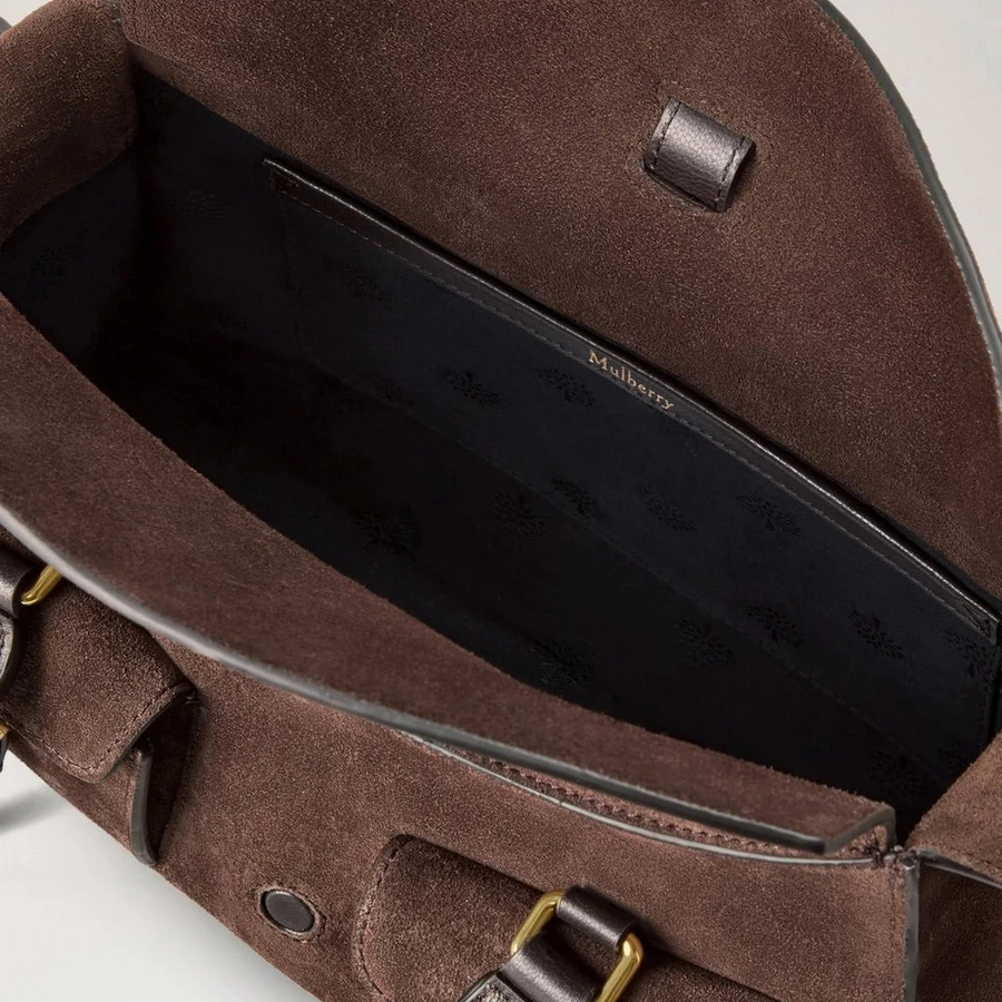 Mulberry Small Roxanne Chocolate Suede