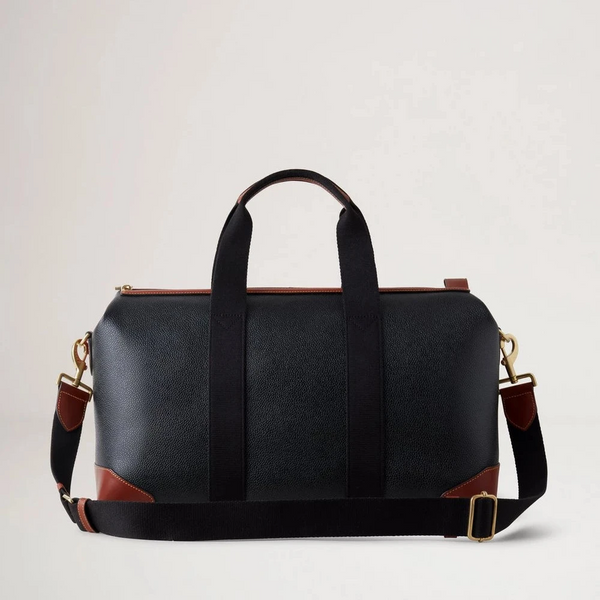 Mulberry Heritage Day Clipper Black &amp; Cognac Printed BioVeg Scotchgrain