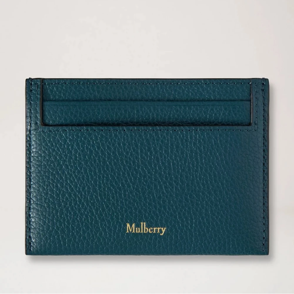 Mulberry Credit Card Slip Uit de Blue Small Classic Grain 