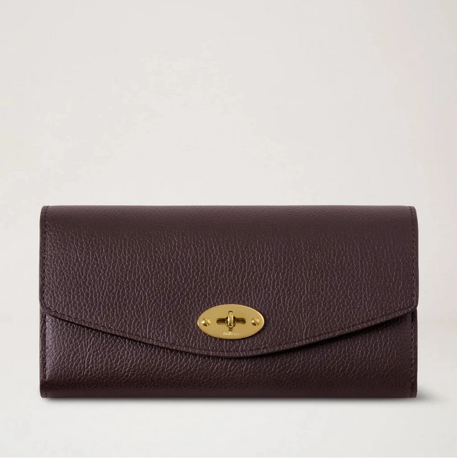Mulberry Darley Wallet Small Classic Grain Ebony