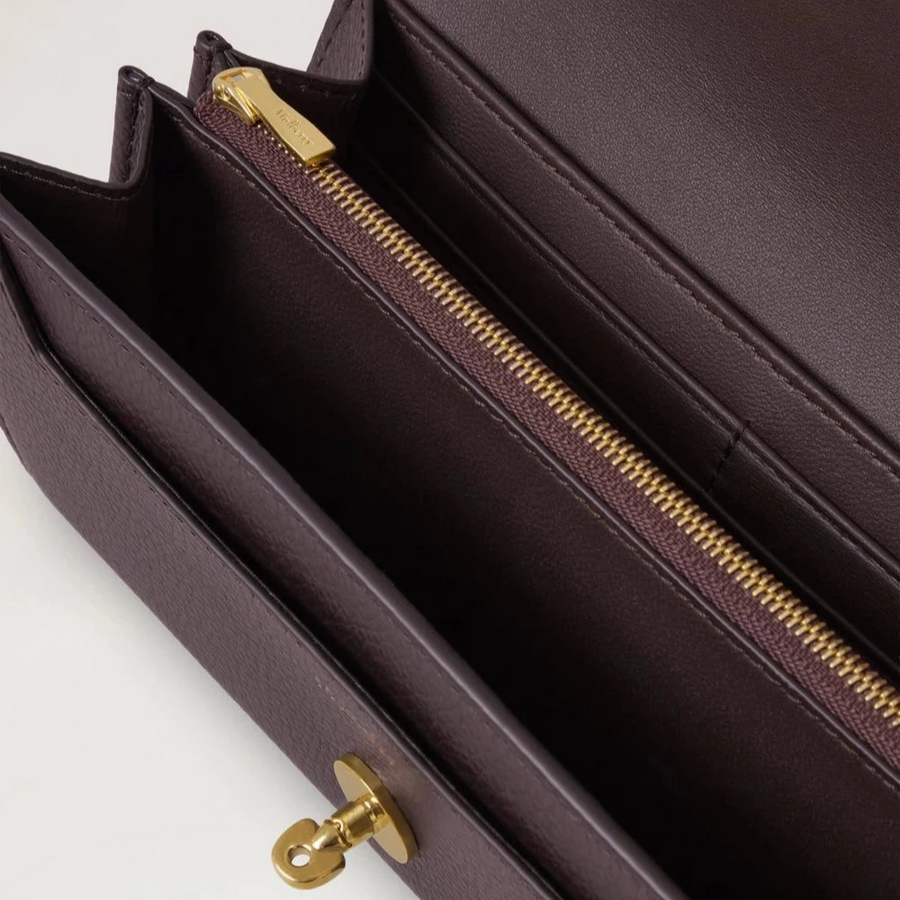 Mulberry Darley Wallet Small Classic Grain Ebony