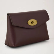 Mulberry Darley Cosmetic Pouch Oxblood Klein Classic Grain 