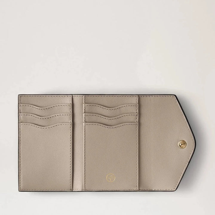 Mulberry Folded Multicard Wallet Small Classic Grain Cashmere Taupe Portemonnee