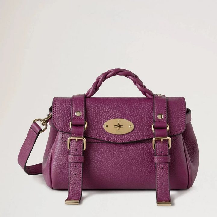 Mulberry Mini Alexa Orchid Bloom Heavy Grain