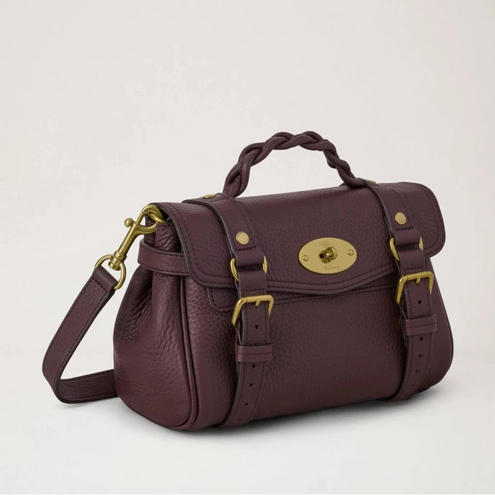 Mulberry Mini Alexa Oxblood Heavy Grain – productafbeelding 2