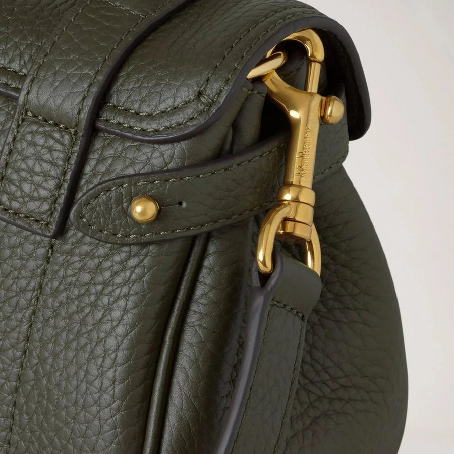 Mulberry Mini Alexa Juniper Green Heavy Grain