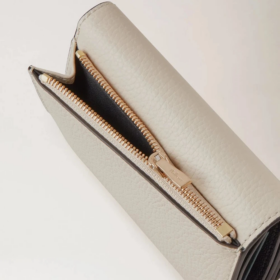 Mulberry Continental Trifold Chalk Small Classic Grain