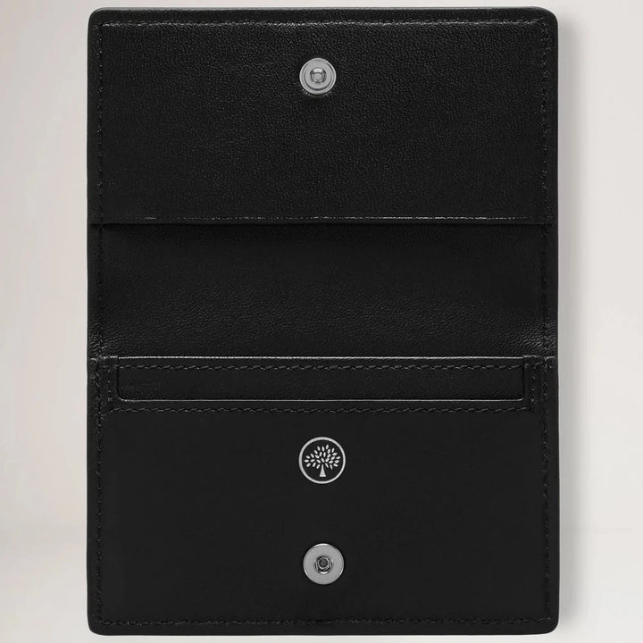 Mulberry Card Case Small Classic Grain Zwart 