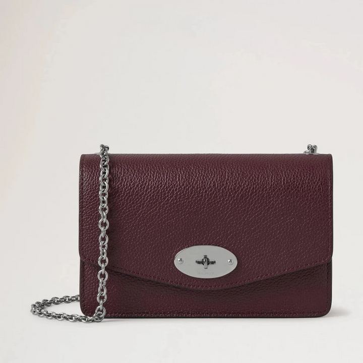Mulberry Small Darley Small Classic Grain Black Cherry