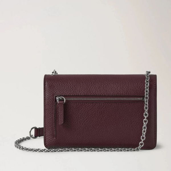 Mulberry Small Darley Small Classic Grain Black Cherry