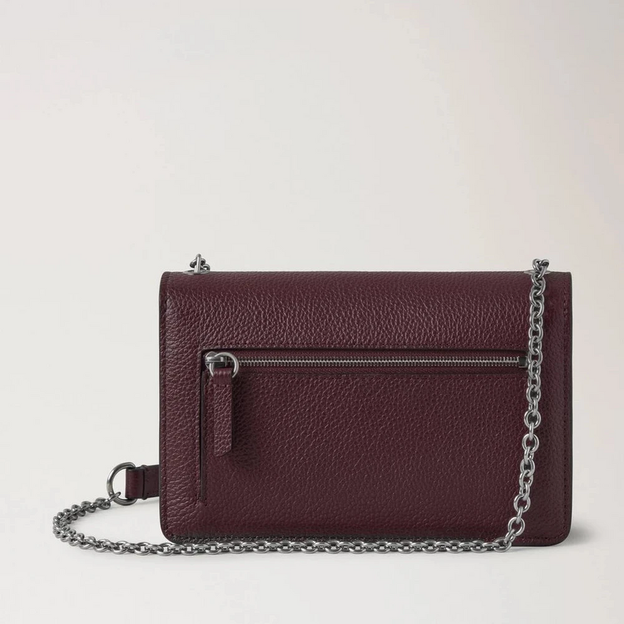 Mulberry Small Darley Small Classic Grain Black Cherry