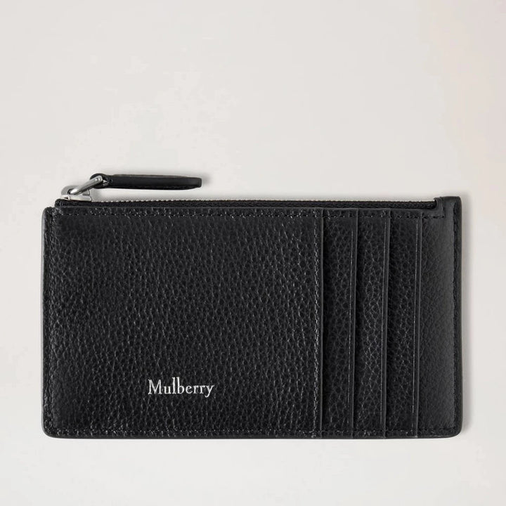 Mulberry Continental lange kaart- en pasjeshouder met ritssluiting Zwart 